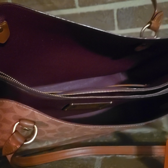 Coach Coated Canvas Signature Tyler Carryall 28 Tote Bag - Picture 4 of 13